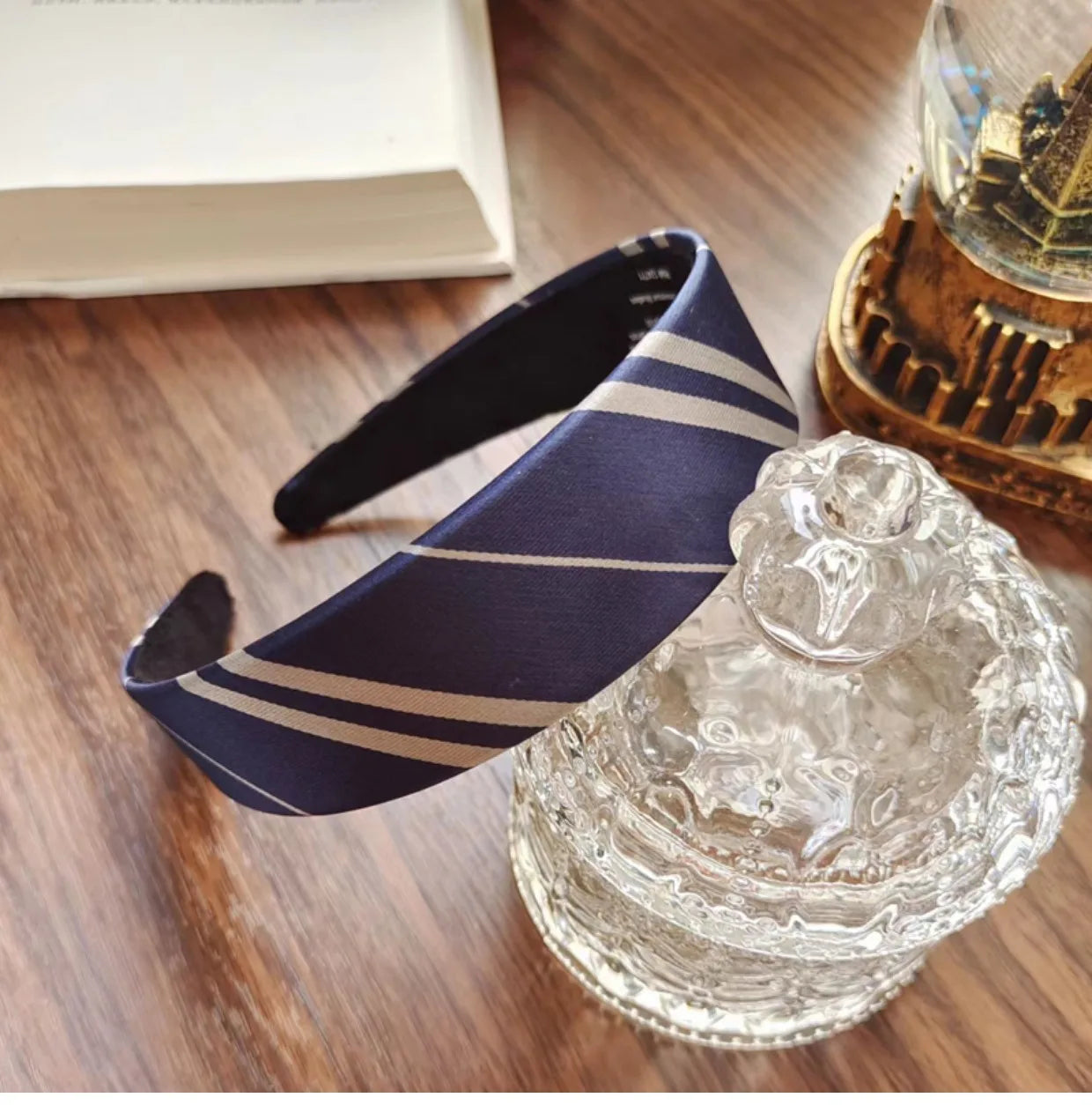 Wizard Magic Stripe School Slytherin Hair Scrunchie - Image 7