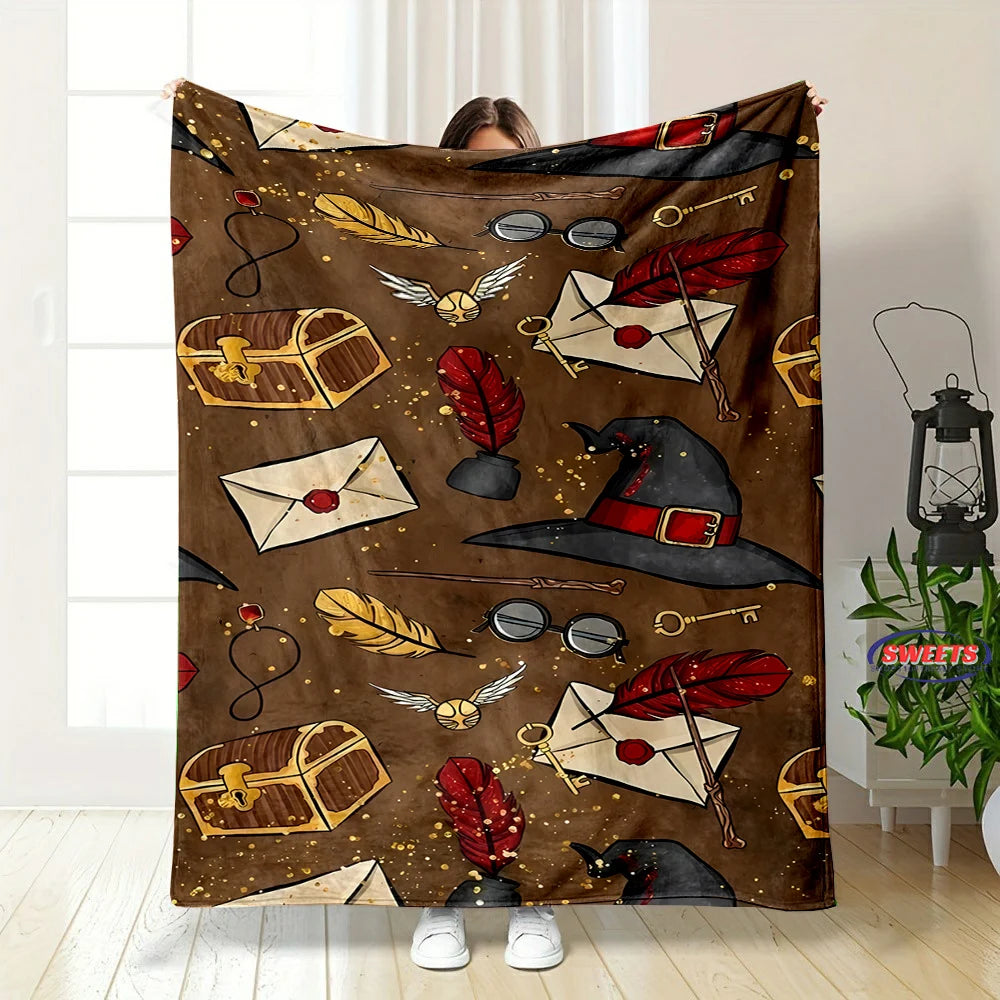 Magic Props Pattern Flannel Blanket - Image 14