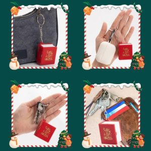 3D Mini Fold Book Keychain