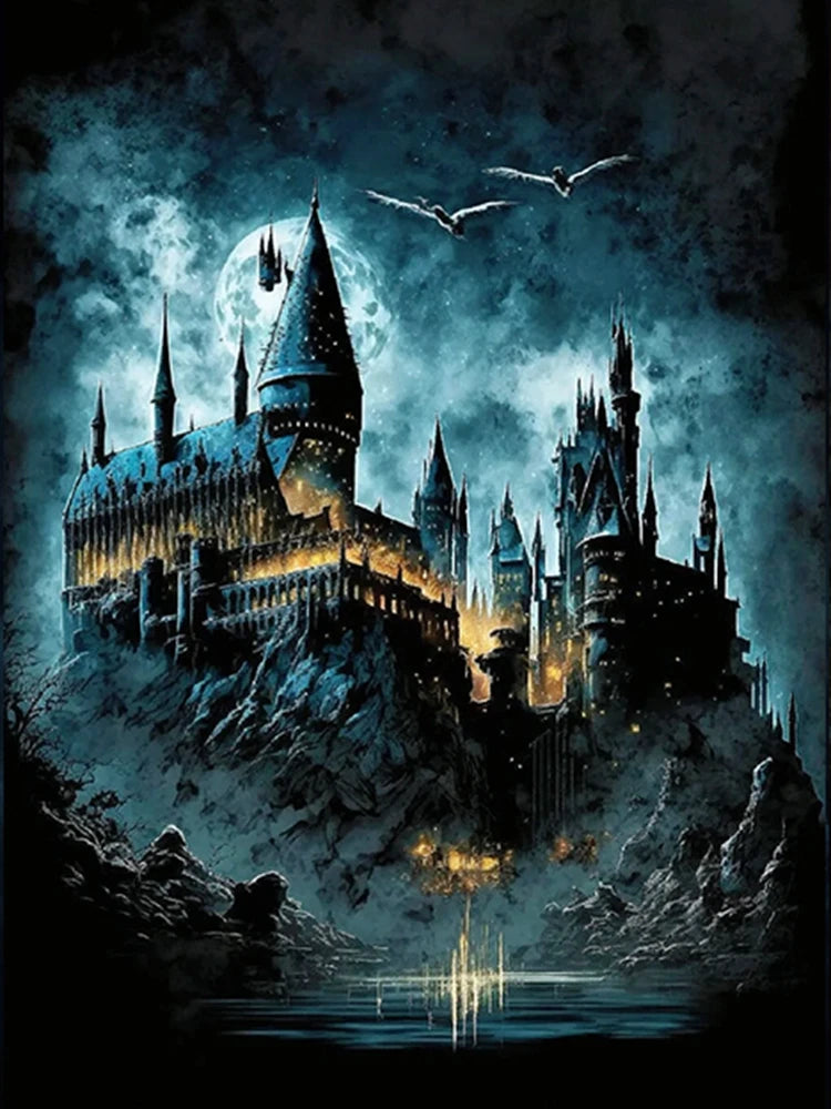 Harry Potter Magic School 5D DIY Diamond Painting - Image 8