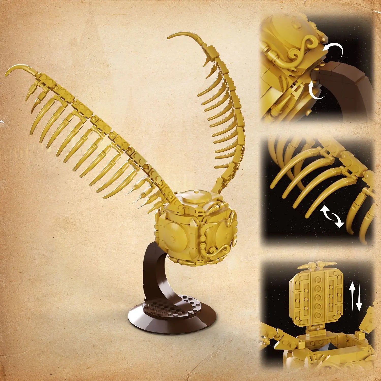 MOC Harry Potter Golden Snitch Building Blocks - Image 6
