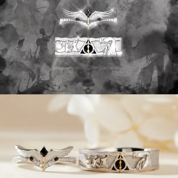 Deathly Hallows Couple Rings
