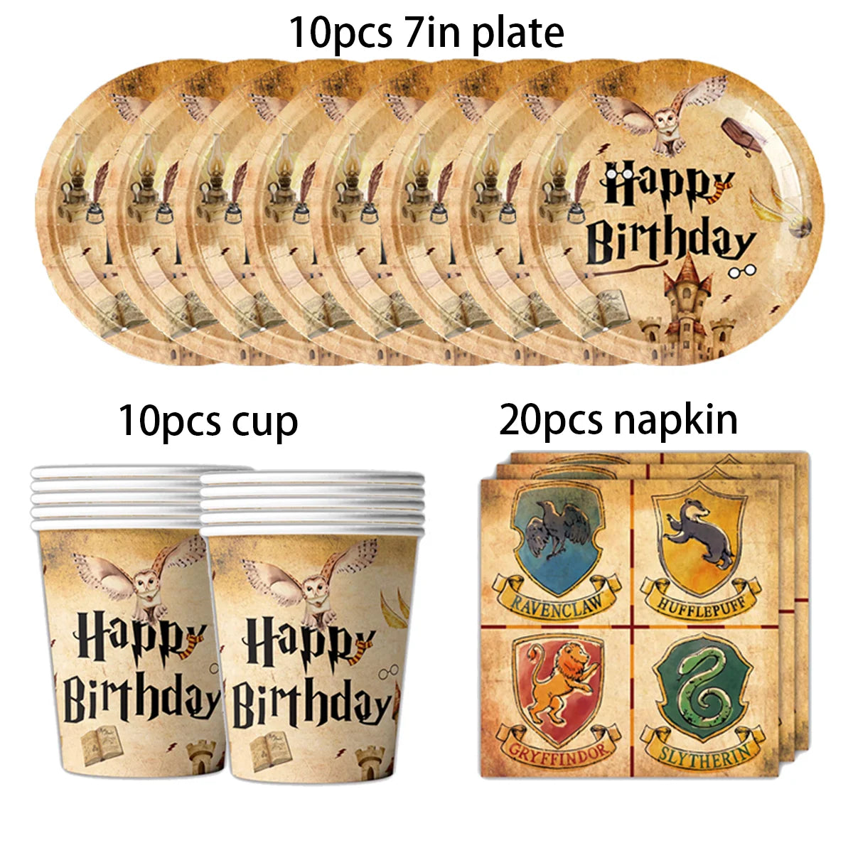 ๐ Academy Magic Harries Birthday Party Decorations Set - Image 20