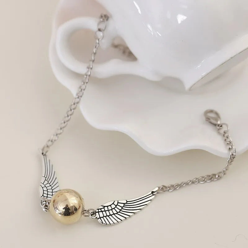 Golden Snitch & Hedwig Multi-Layer Bracelet - Image 4