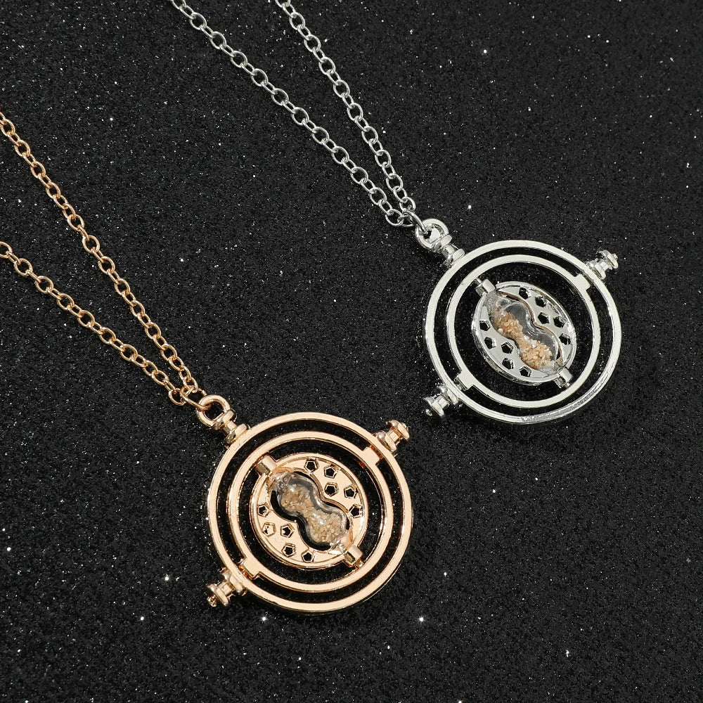 Harry Potter Time Turner Hourglass Pendant Necklace - Image 4