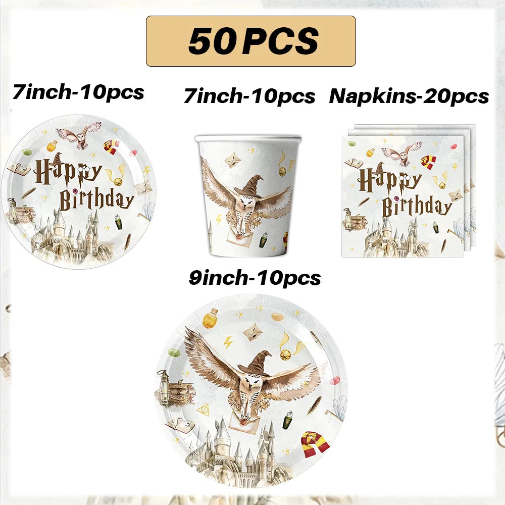 Magic School Birthday Party Decoration Set - Image 26