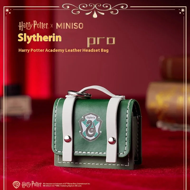 Miniso Harry Potter Preppy Style Leather Earphone Case - Image 5