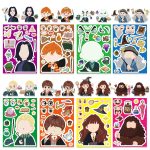 Hogwarts Wizarding School Q-Version Sticker Set