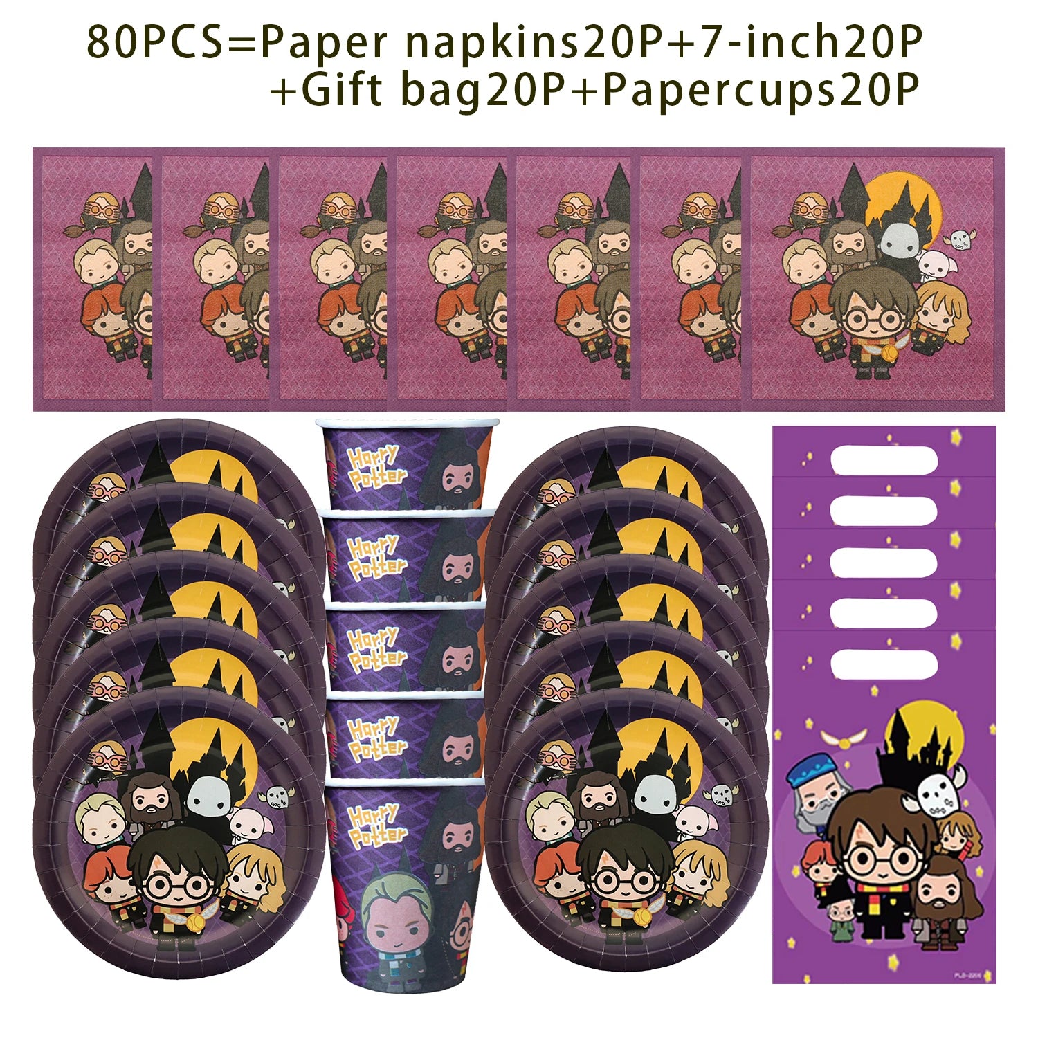 KAYOU Harry Potter Birthday Party Decoration Set - Image 6