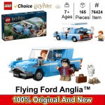 Harry Potter Flying Ford Anglia Buildable Car Toy with 2 Minifigures