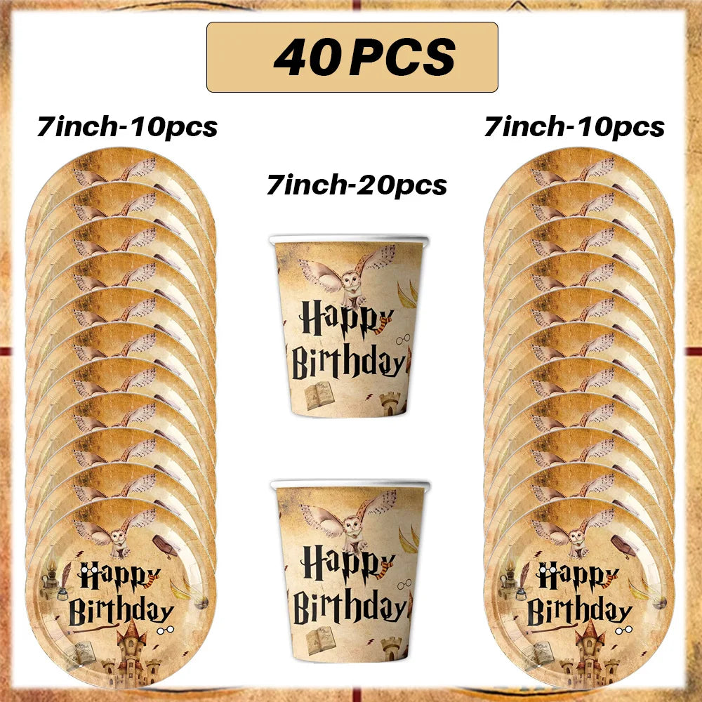 Magic School Birthday Party Decoration Set - Image 28