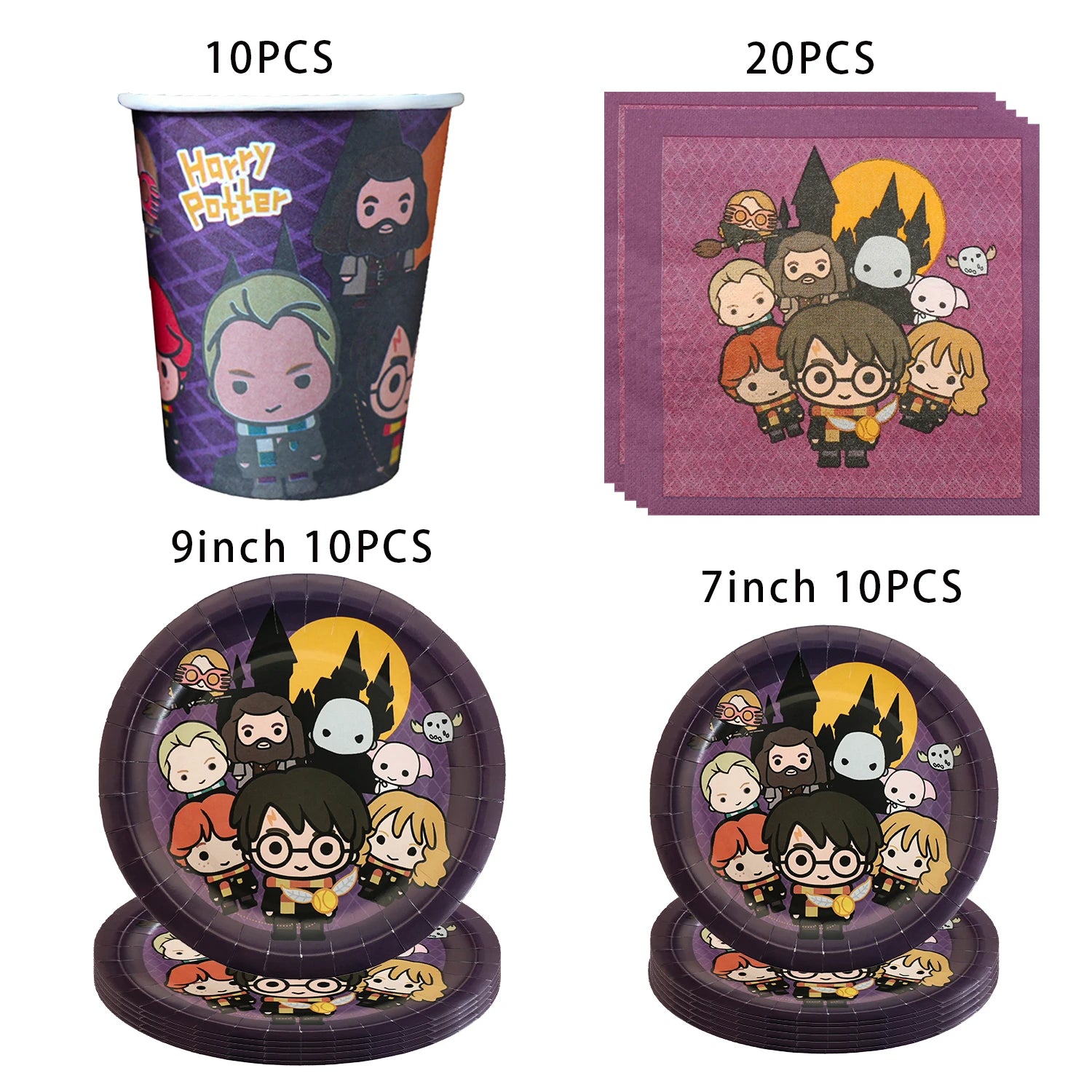 KAYOU Harry Potter Birthday Party Decoration Set