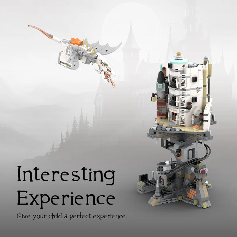 Wizard Tower Magic World Dragon MOC Building Bricks Set – 1056pcs - Image 3