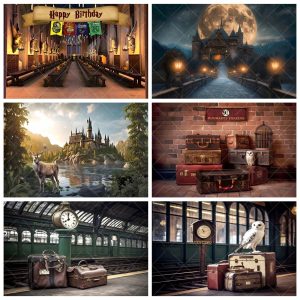 Magic Castle Witches & Wizards School Backdrop