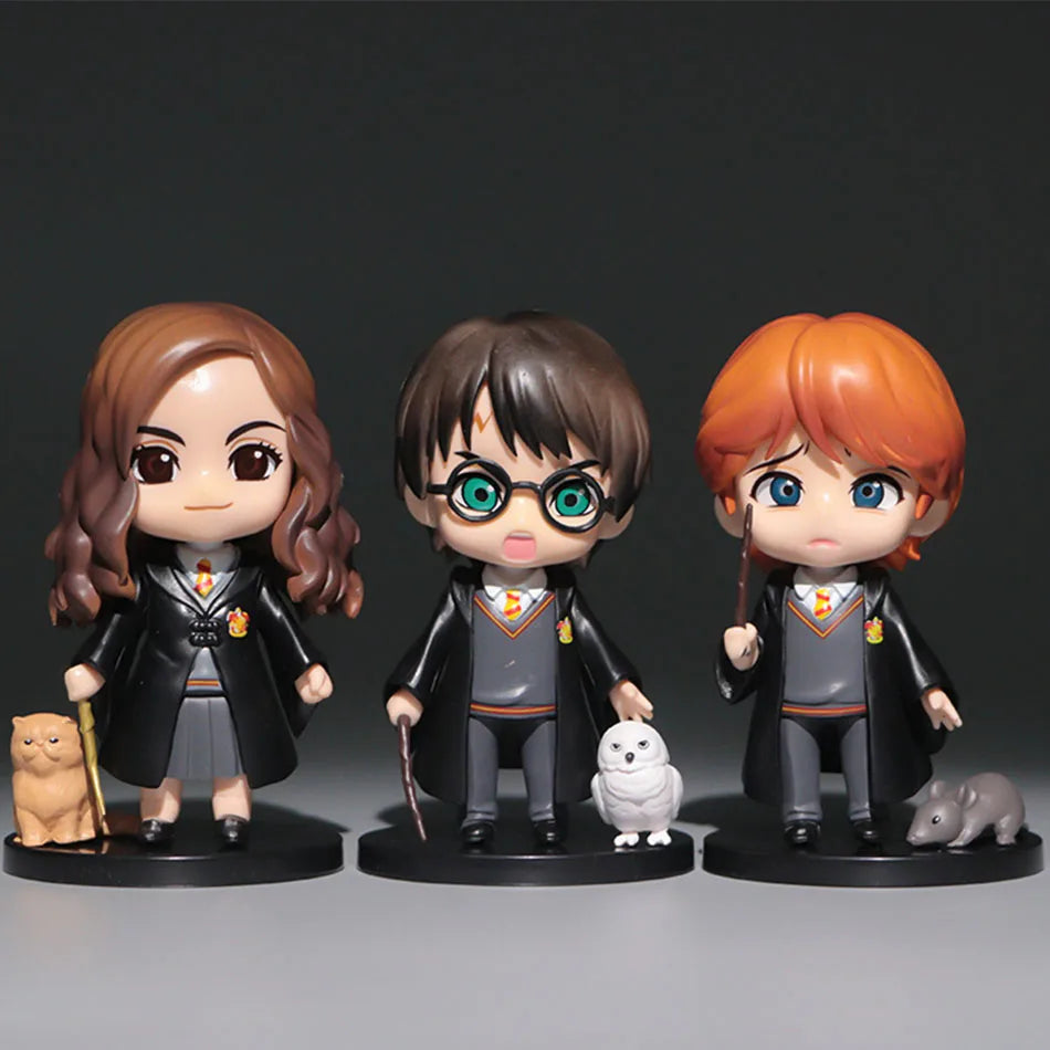 10cm 3pcs Harry Potter Anime Figure Doll Set - Image 5
